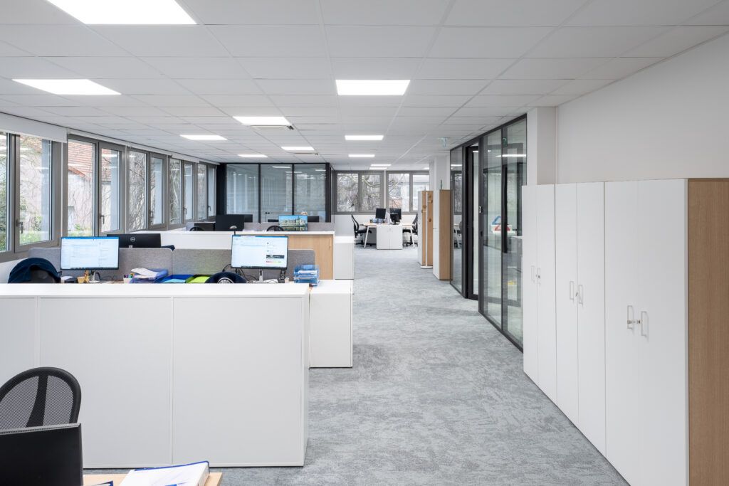 travaux tce bureaux rénovation complète 92 chatillon open space