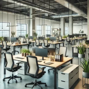 bureau ergonomique espaces collaboratifs lumiere
