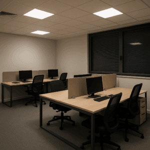 bureau lumineux amenagement eclairage naturel
