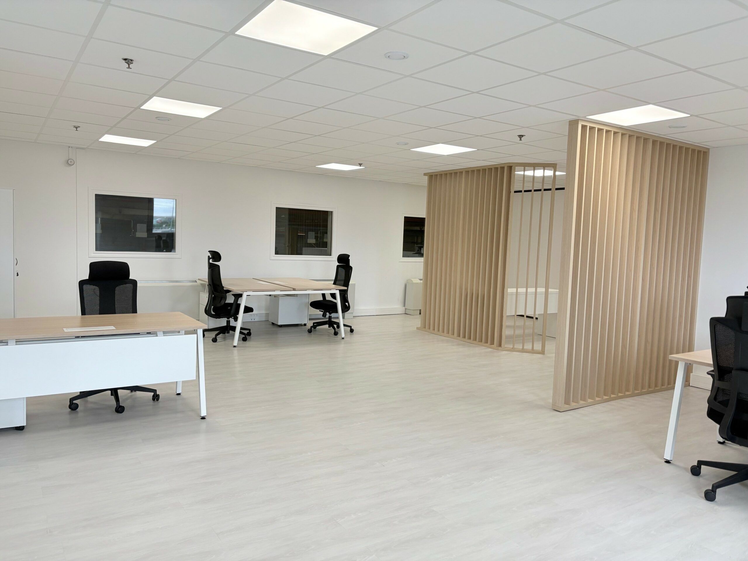 travaux bureaux modernes travaux ertec tremblay 93